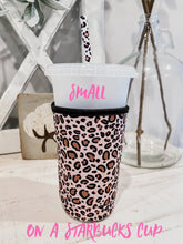 Reusable straws leopard